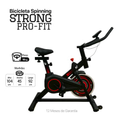 Bicicleta Estática Spinning Profesional Fitness Strong K-fit