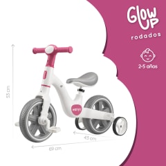Bicicleta Aprendizaje niño y niña Wanyu Aura Luz LED GlowUp