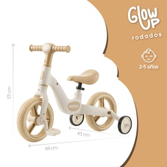 Bicicleta Aprendizaje niño y niña Wanyu Halo Luz LED GlowUp