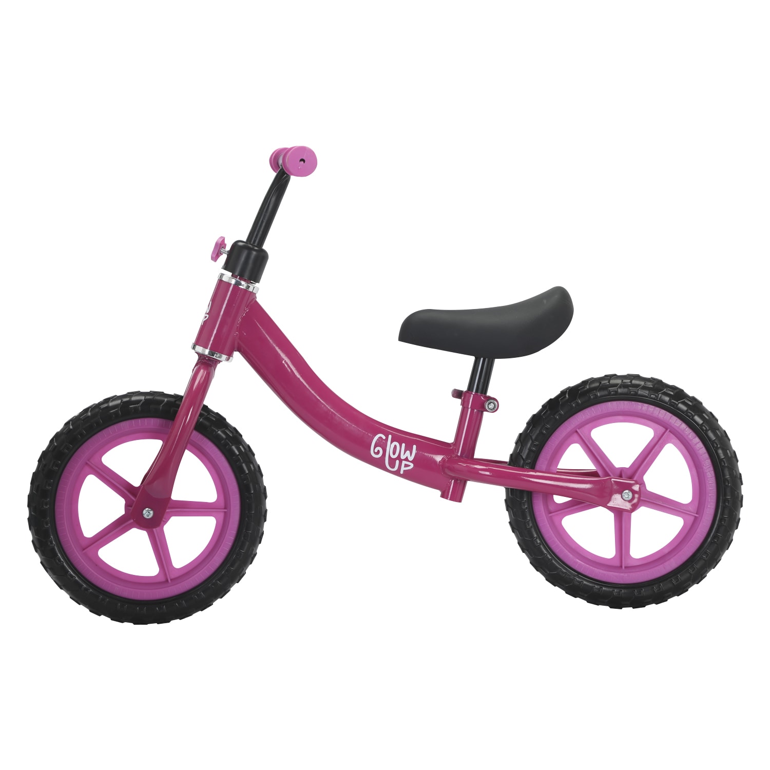 Bicicleta de Equilibrio Infantil Rosada Miki con Asiento Ajustable