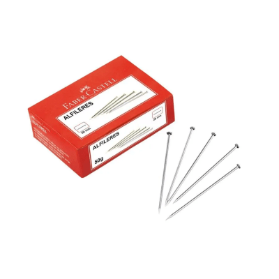 ALFILERES 50GR - FABER CASTELL