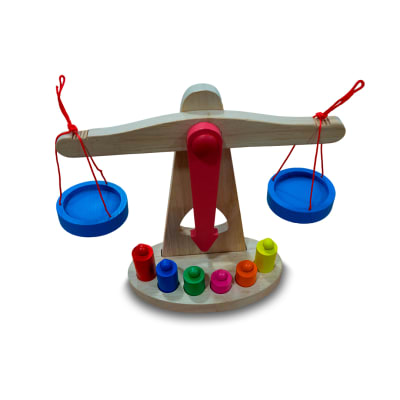 BALANZA DIDACTICA DE MADERA - AYLLU1