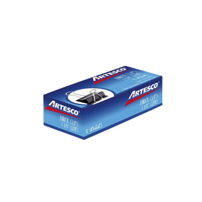 BINDER CLIPS 1 1/4 (32mm) x12 uds -ARTESCO