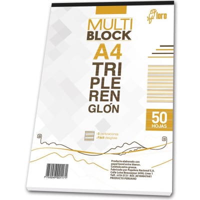 BLOCK A4 50H TRENG DIS LORO