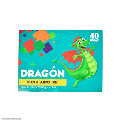 BLOCK ARCO IRIS A4 40H 13C DRAGON/OXFOR
