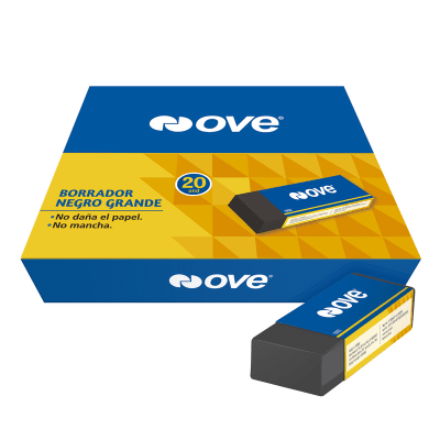 BORRADOR NEGRO GRANDE OVE (CAX20)