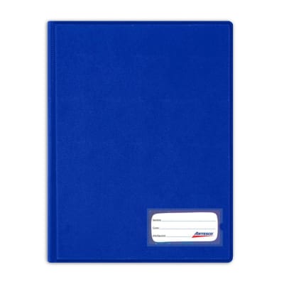 FOLDER A4 D/T C/GUS AZUL ARTESCO