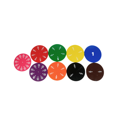 Fracciones Circulares (discos fracciones)