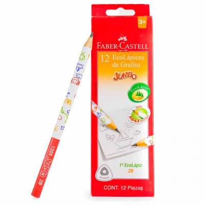LAPIZ 2B S/B JUMBO DECORADO CAX12 FAB