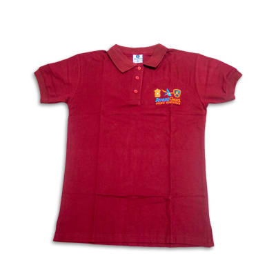POLO UNIFORME DOCENTE DAMA COLOR GUINDA