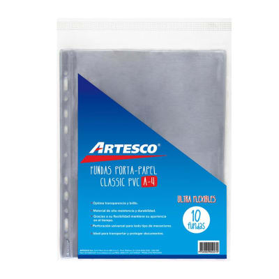 PORTAPAPEL A4 ARTESCO PQTX10