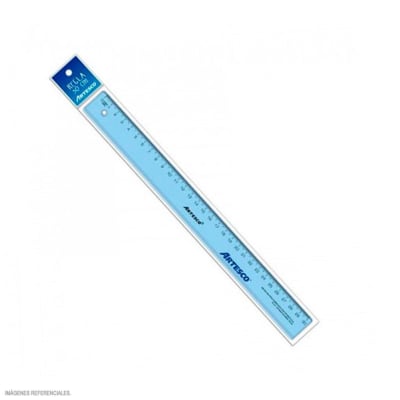 REGLA 30 CM TRANSP ARTESCO