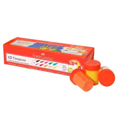 TEMPERA X 12 FABER 163012