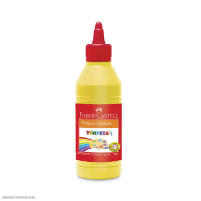 TEMPERA X 250ML AMARILLO FAB