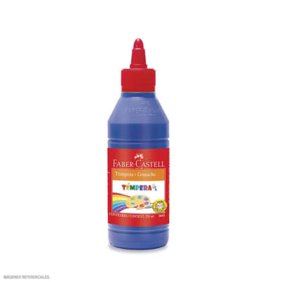TEMPERA X 250ML AZUL FAB