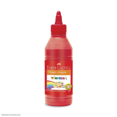 TEMPERA X 250ML ROJO FAB1