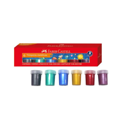 TEMPERA X 6 METALICA FAB 1630061
