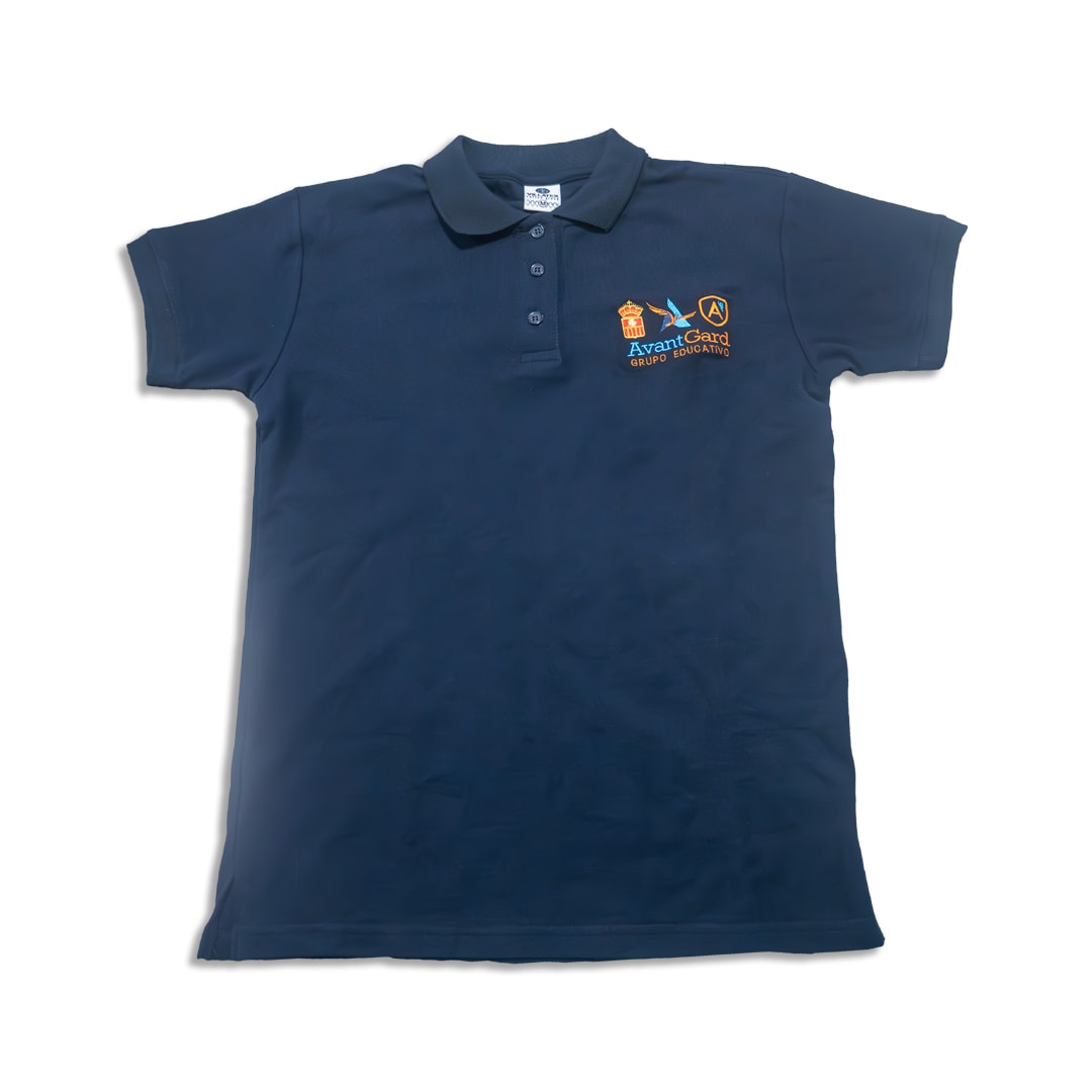 POLO UNIFORME DOCENTE DAMA COLOR AZUL MARINO 0