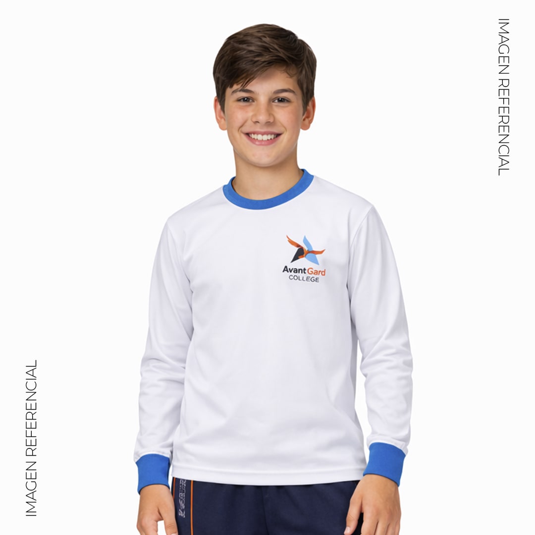 Polo educación física unisex manga larga - AvantGard College2