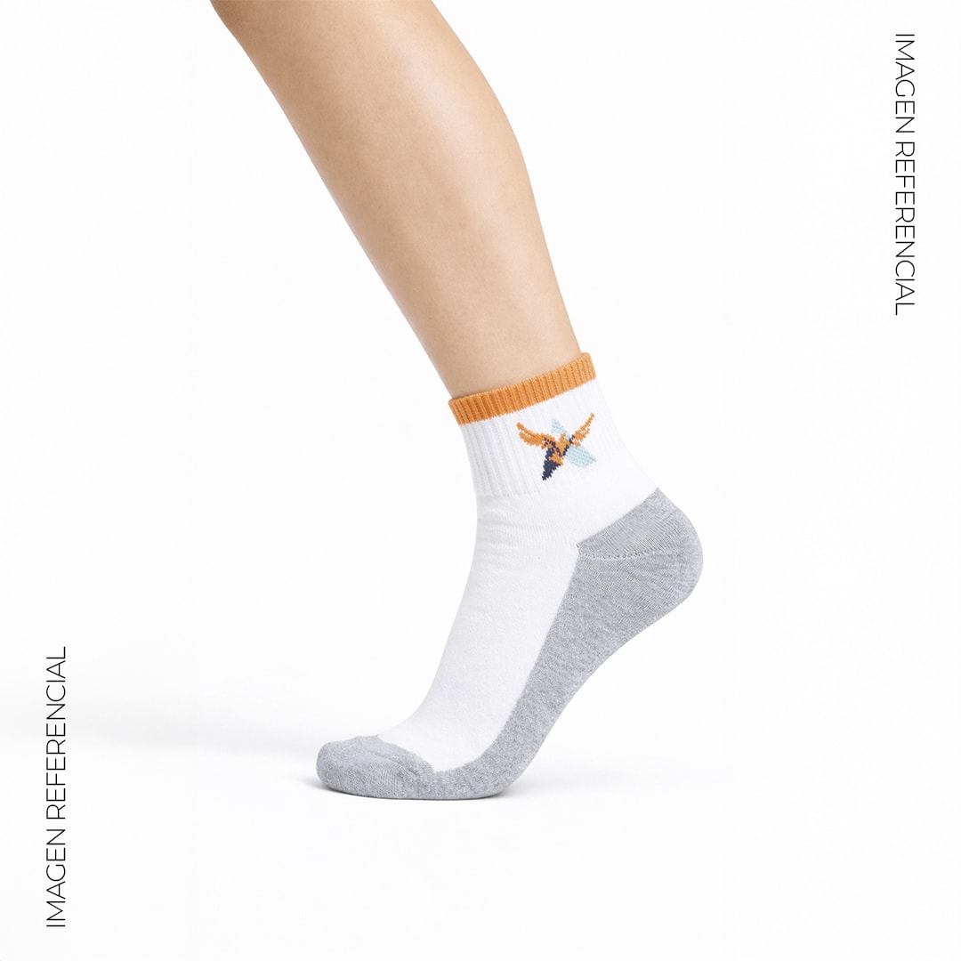 Media blanca unisex - AvantGard College2