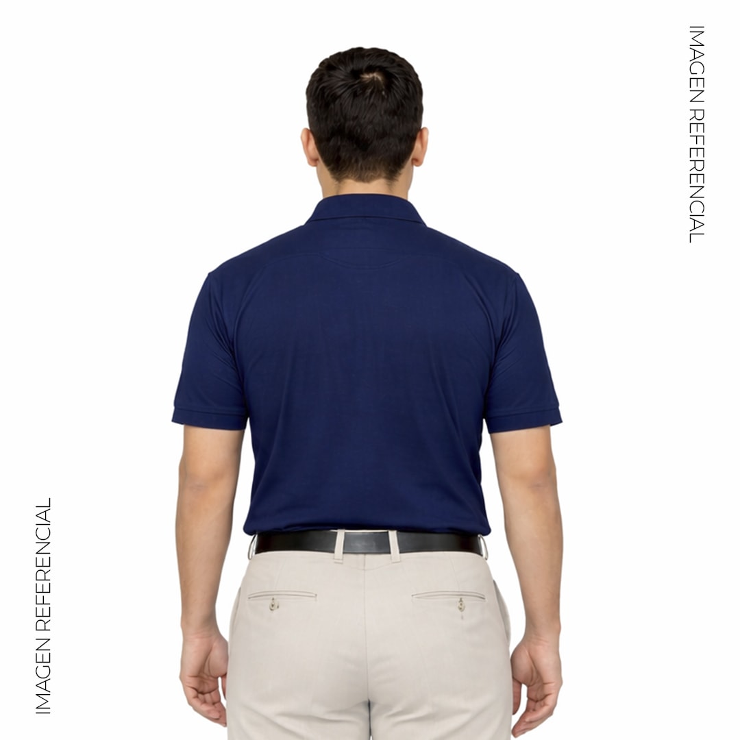 POLO UNIFORME DOCENTE VARON COLOR AZUL MARINO3