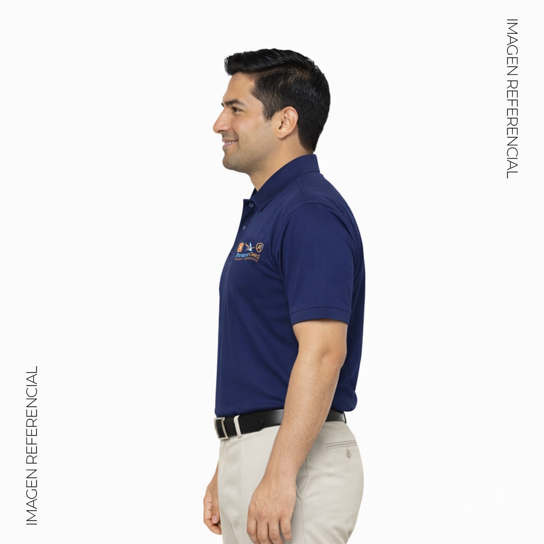 POLO UNIFORME DOCENTE VARON COLOR AZUL MARINO2