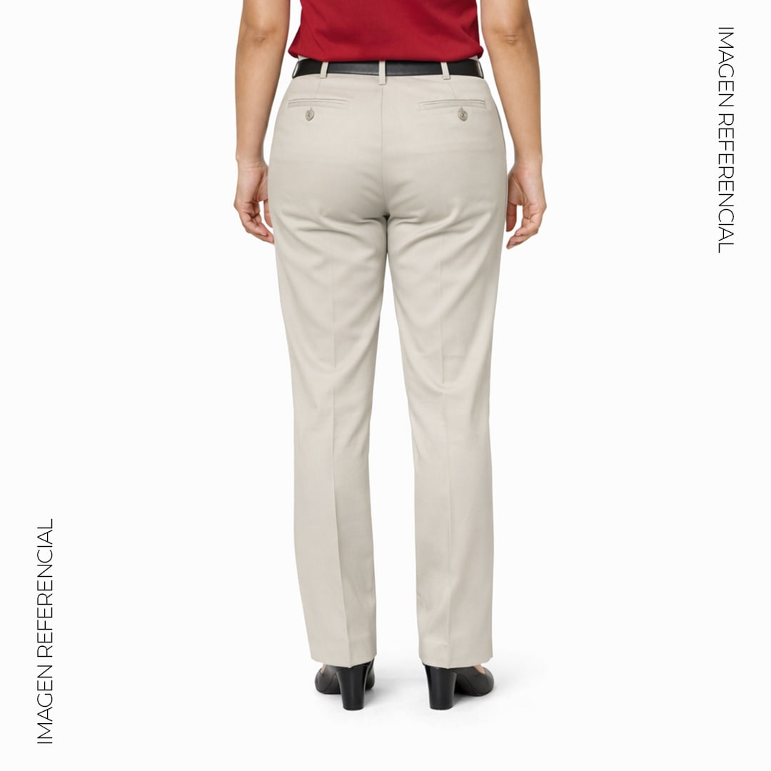 PANTALON DRILL UNIFORME DOCENTE DAMA COLOR BEIGE4