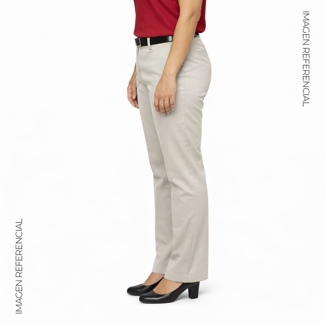 PANTALON DRILL UNIFORME DOCENTE DAMA COLOR BEIGE3