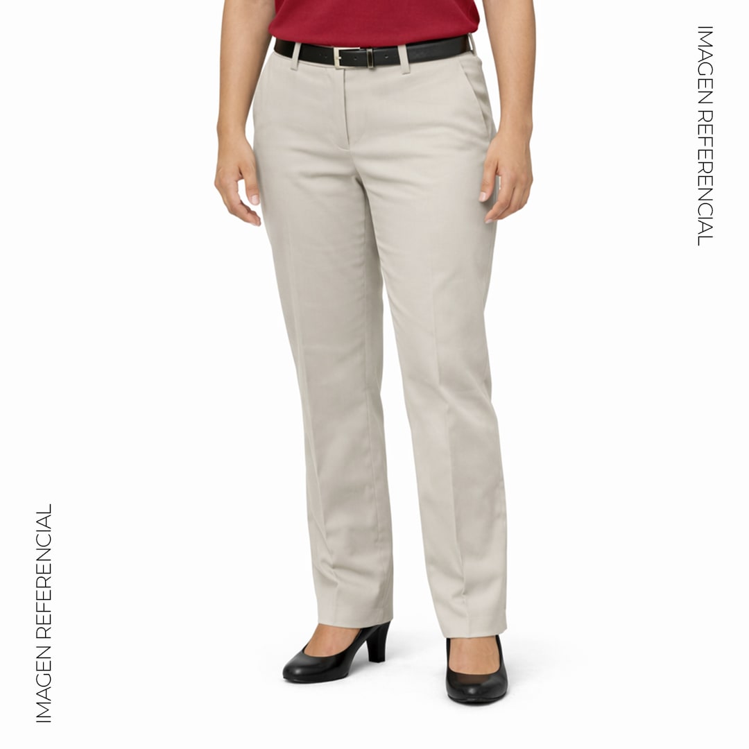 PANTALON DRILL UNIFORME DOCENTE DAMA COLOR BEIGE2