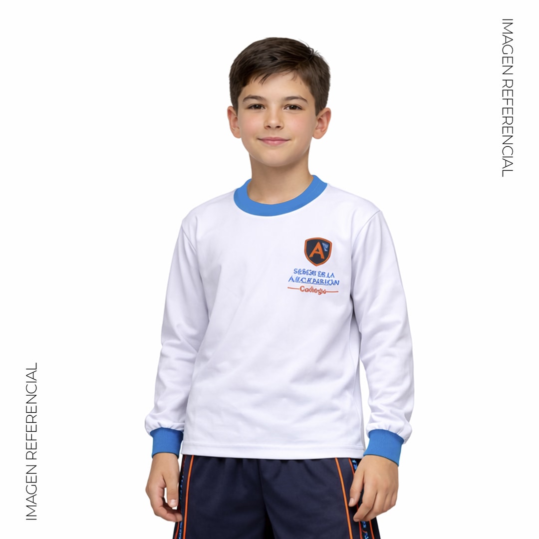 Polo educación física unisex manga larga - Ascensión College2