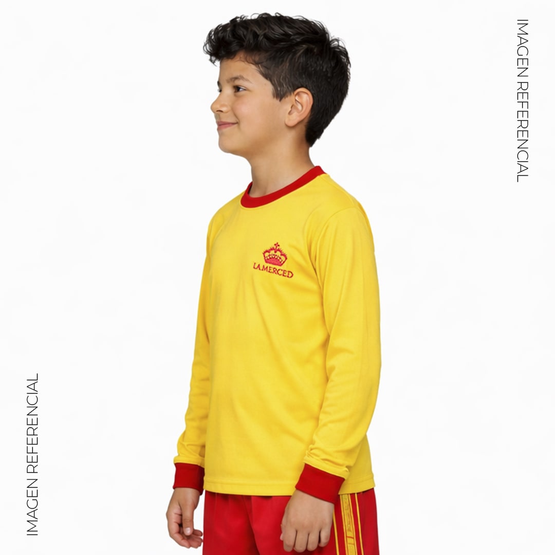 Polo educación física unisex manga larga - La Merced3