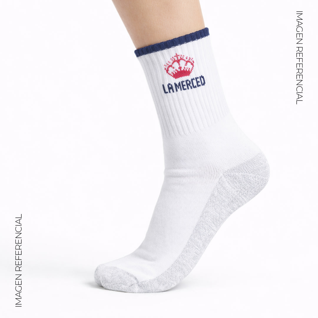 Media blanca unisex - La Merced2
