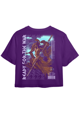 CROP C/MANGAS ATENEA - MORADO