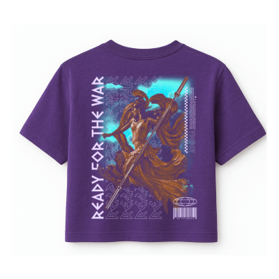 CROP C/MANGAS ATENEA - MORADO