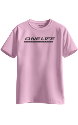 POLERA POLO LOGO NEGRO - ROSADO