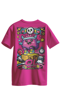 POLERA KIDS JUMP - FUCSIA