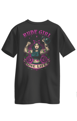 POLO RUDE GIRL - NEGRO