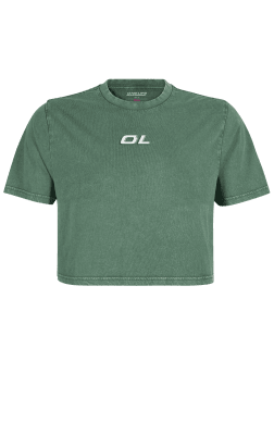 CROP C/MANGAS ACID MINIMAL - VERDE