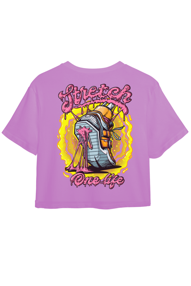 CROP C/MANGAS CHICLE - ROSADO1