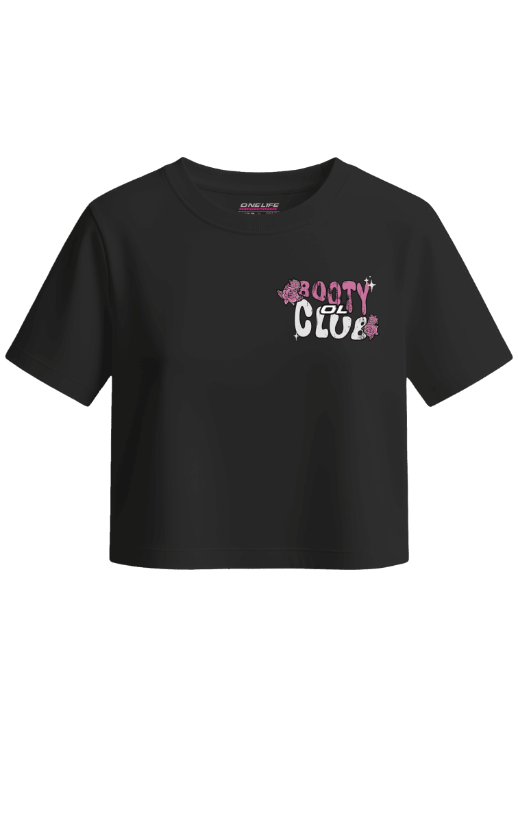 CROP C/MANGAS BOOTY CLUB - NEGRO1