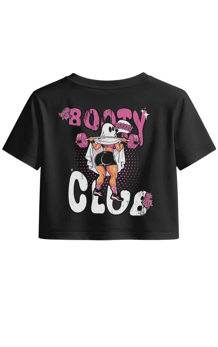 CROP C/MANGAS BOOTY CLUB - NEGRO2
