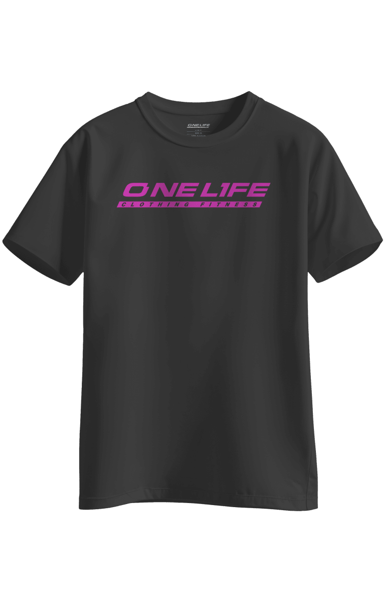 POLERA POLO LOGO FUCSIA - NEGRO1