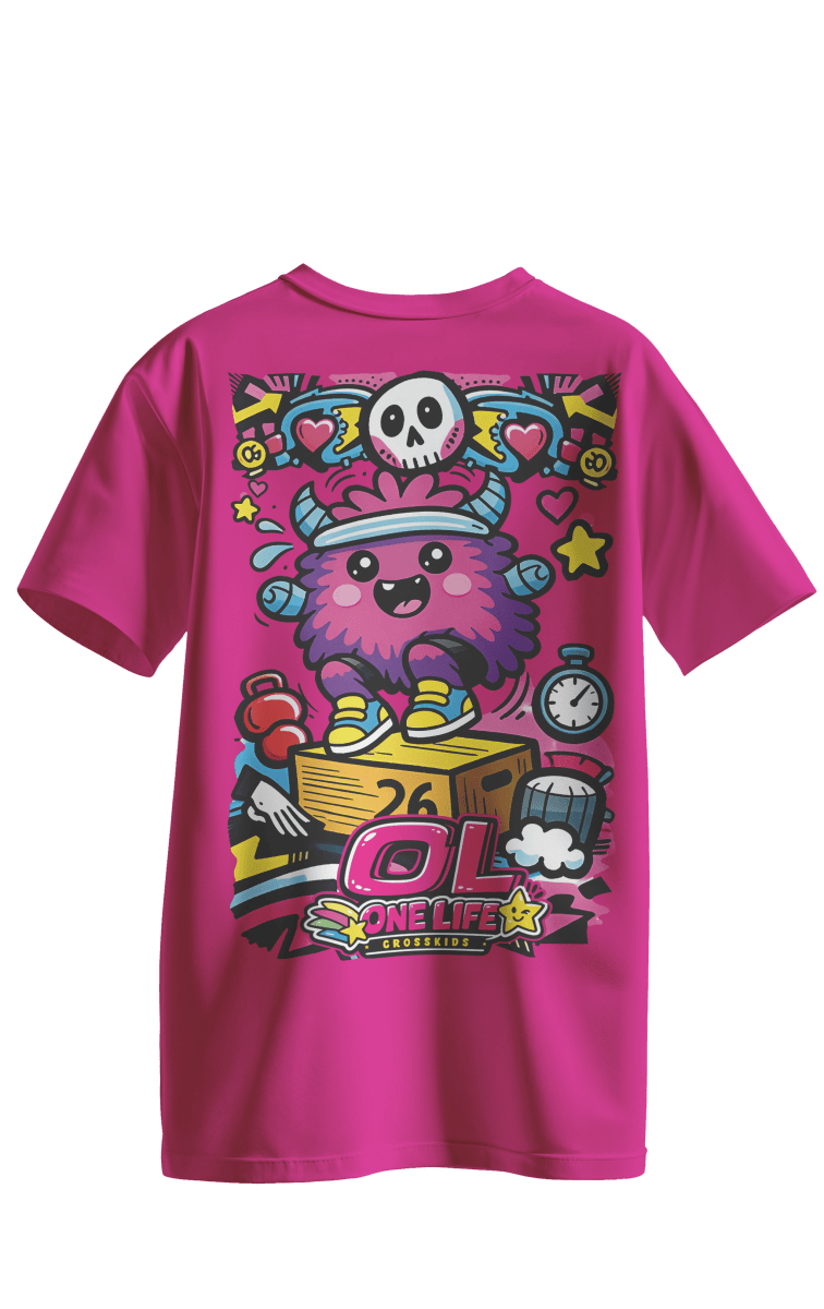 POLERA KIDS JUMP - FUCSIA2