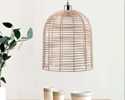 Lámpara Colgante Fibra Natural