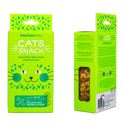 CATS SNACK GALLETAS RELLENA SALMON CAN HIERBA GATERA1