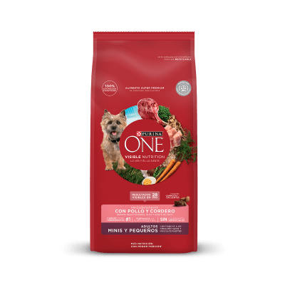 PURINA ONE ADULTO R. PEQUEÑA POLLO/CORDERO 2 KG.
