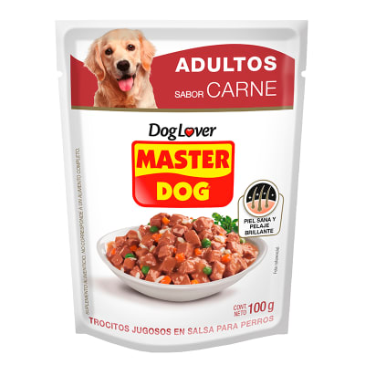 MASTER DOG 100 GRS. POUCH CARNE