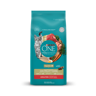 PURINA ONE GATO ADULTO CARNE 2 KG.