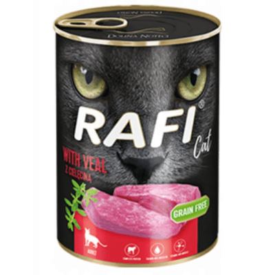 RAFI CAT 400 GRS. LATA VEAL1