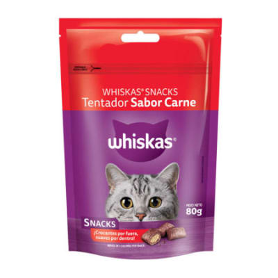 WHISKAS SNACK 80 GRS. CARNE1
